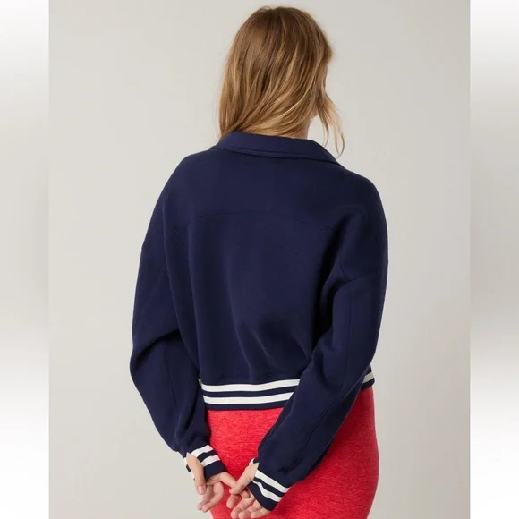 OFFLINE By Aerie Cloud Fleece Polo Sweatshirt - Picture 2 of 2
